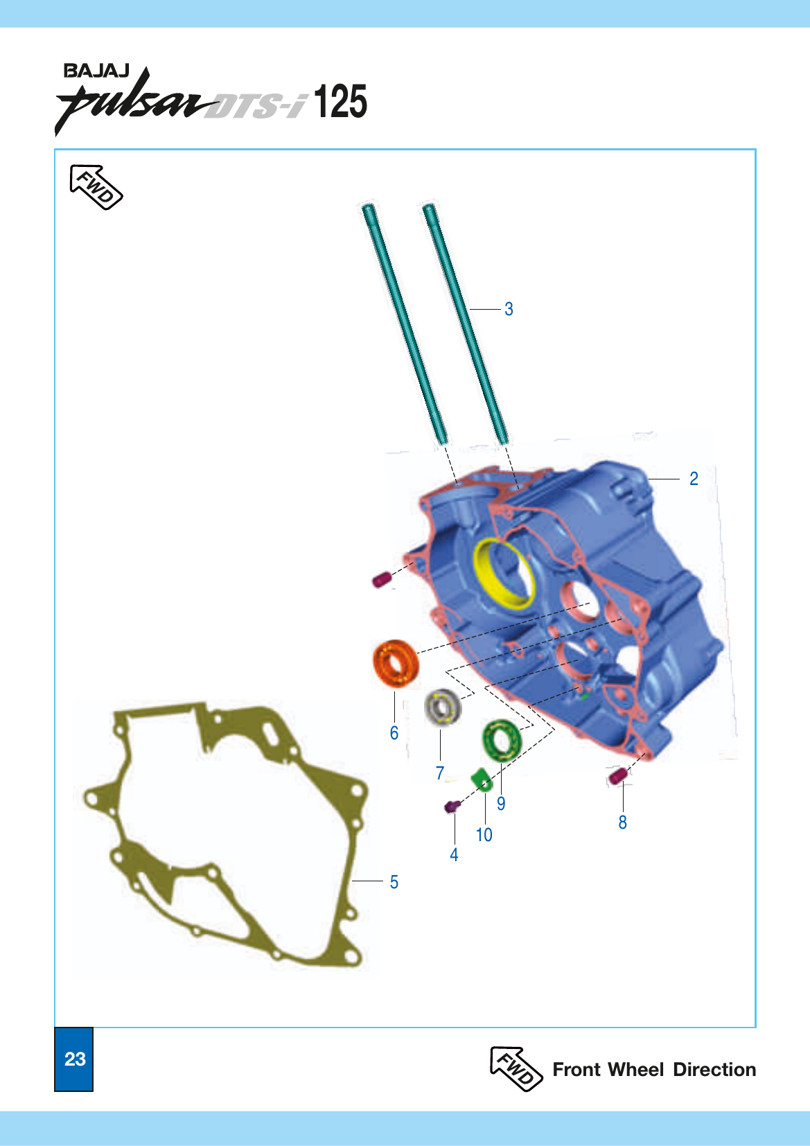 Plate 12 — Engine Assembly & Crankcase RH
