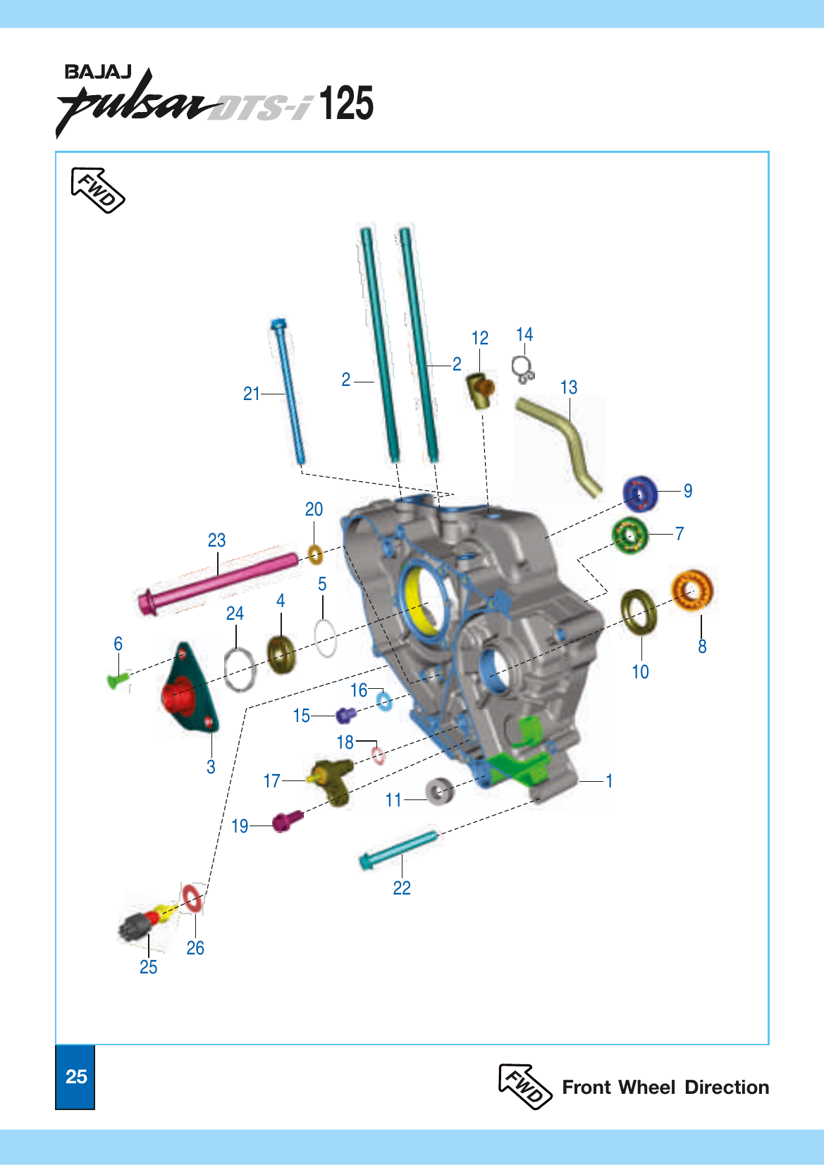 Plate 13 — Crankcase LH