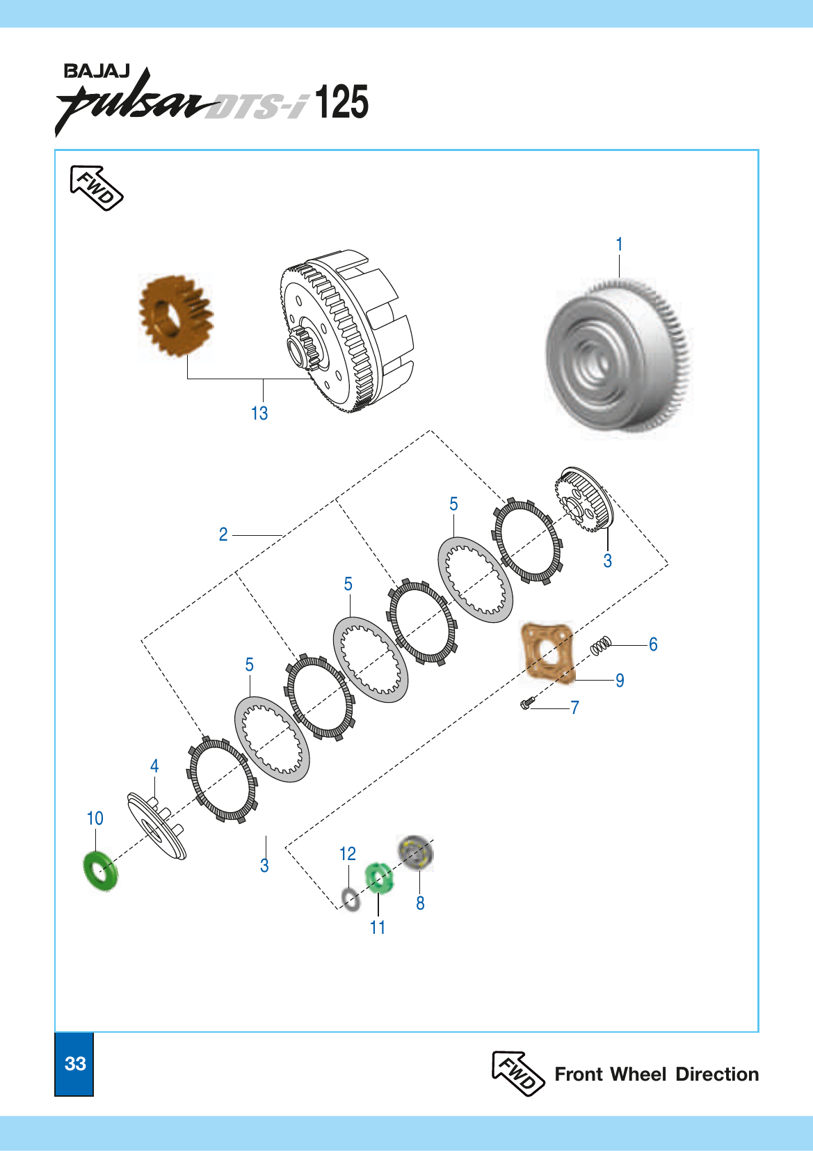 Plate 16 — Clutch Assembly