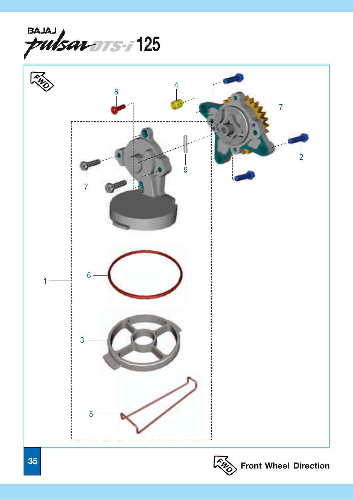 Plate 17 — Oil Pump Assembly