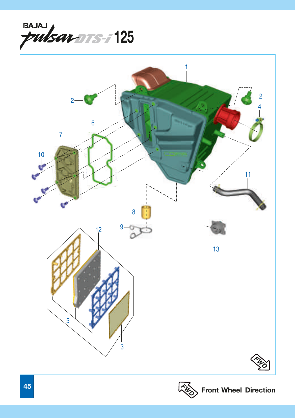 Plate 21 — Air Cleaner Assembly