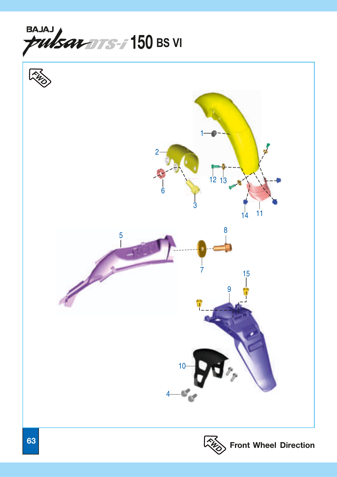 Plate 29 — Mudguard - Front & Rear