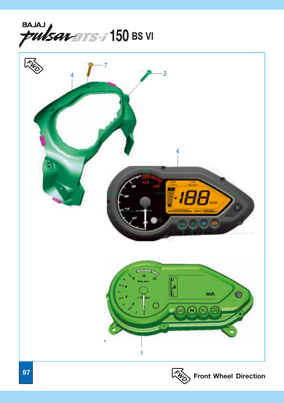Plate 43 — Speedometer Assembly