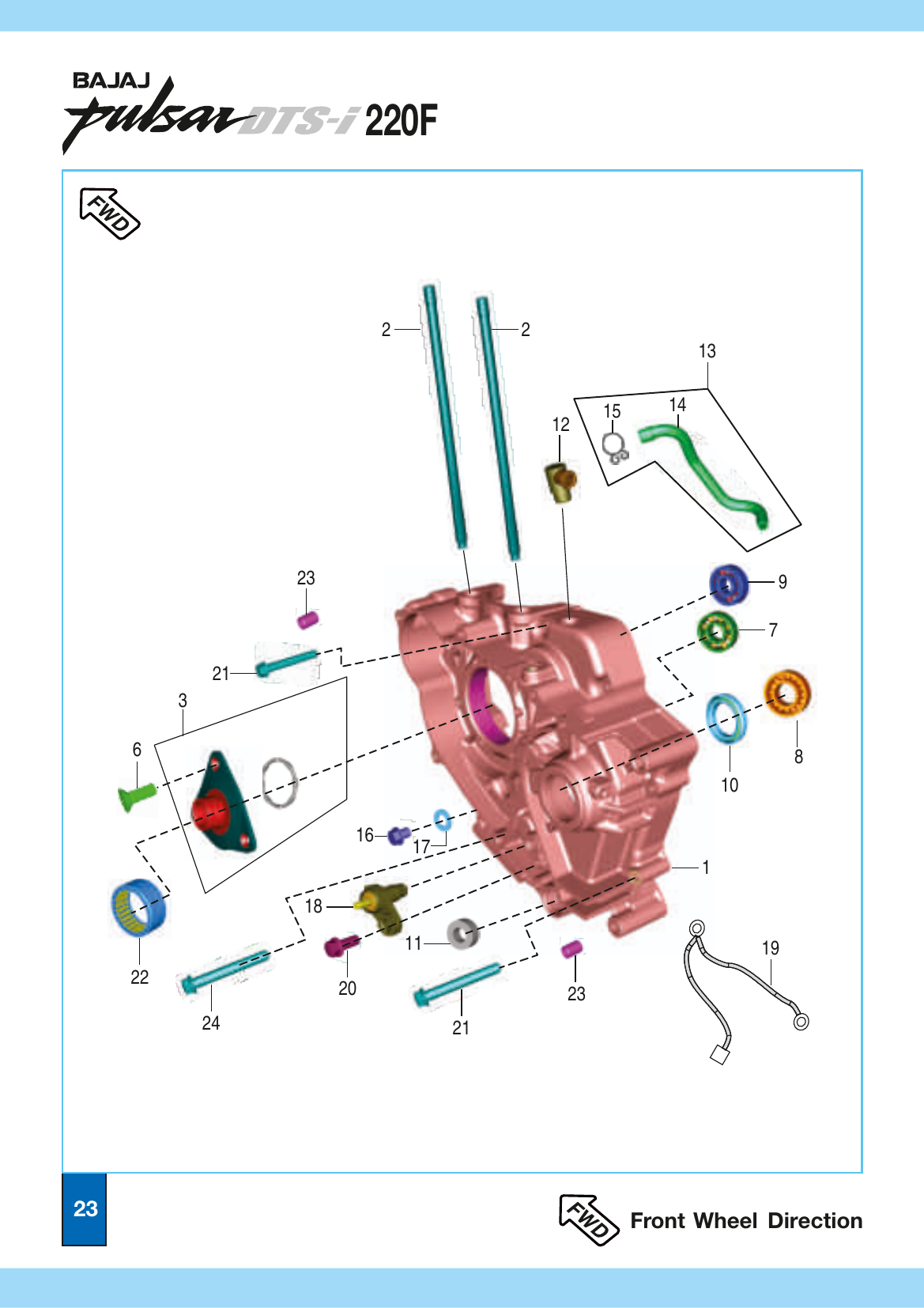 Plate 12 — Crankcase LH