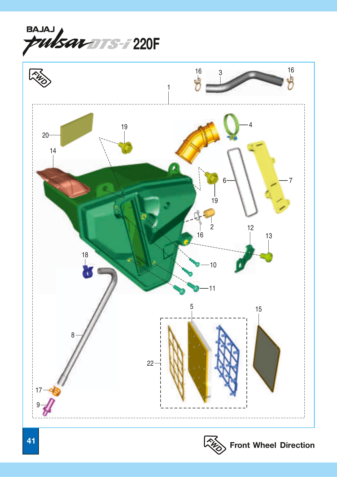 Plate 20 — Air Cleaner Assembly