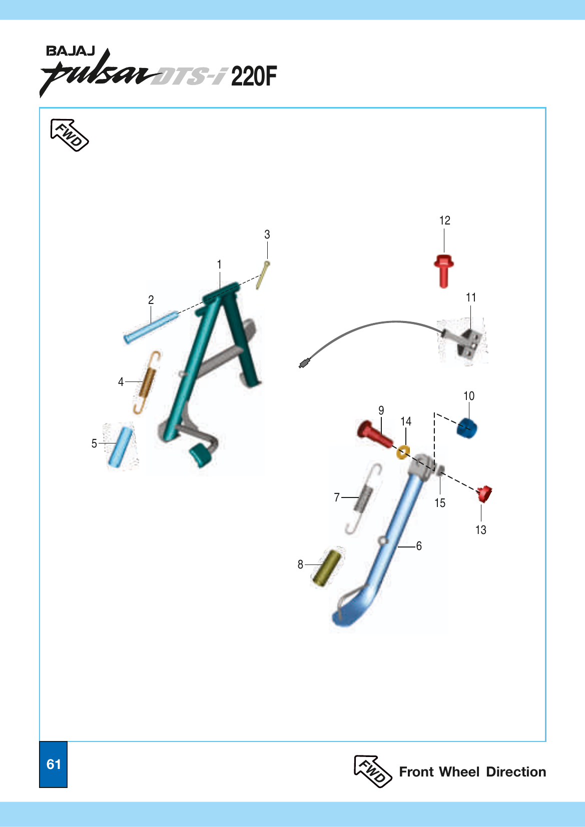 Plate 29 — Center & Side Stand Assembly