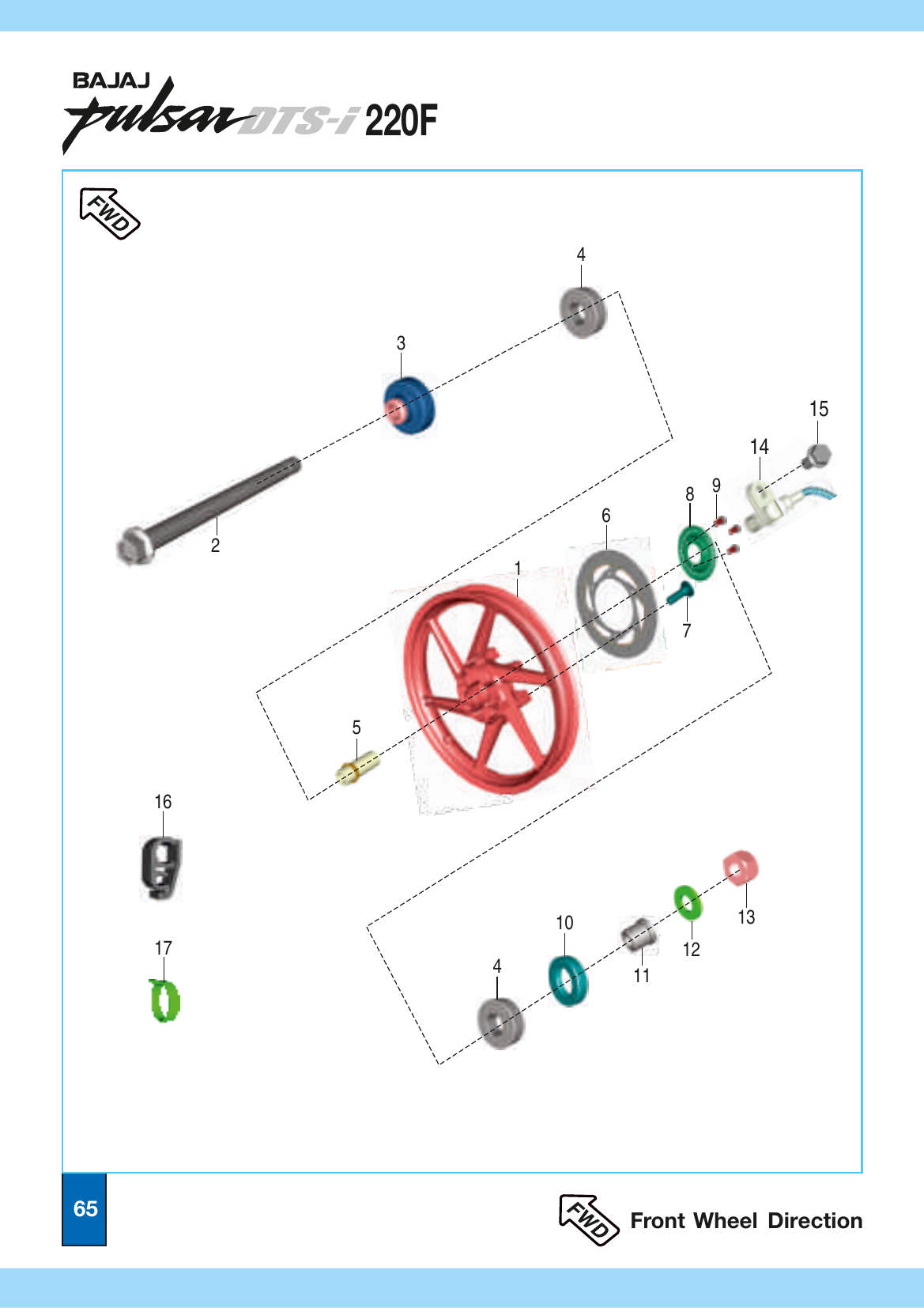 Plate 31 — Front Wheel Assembly