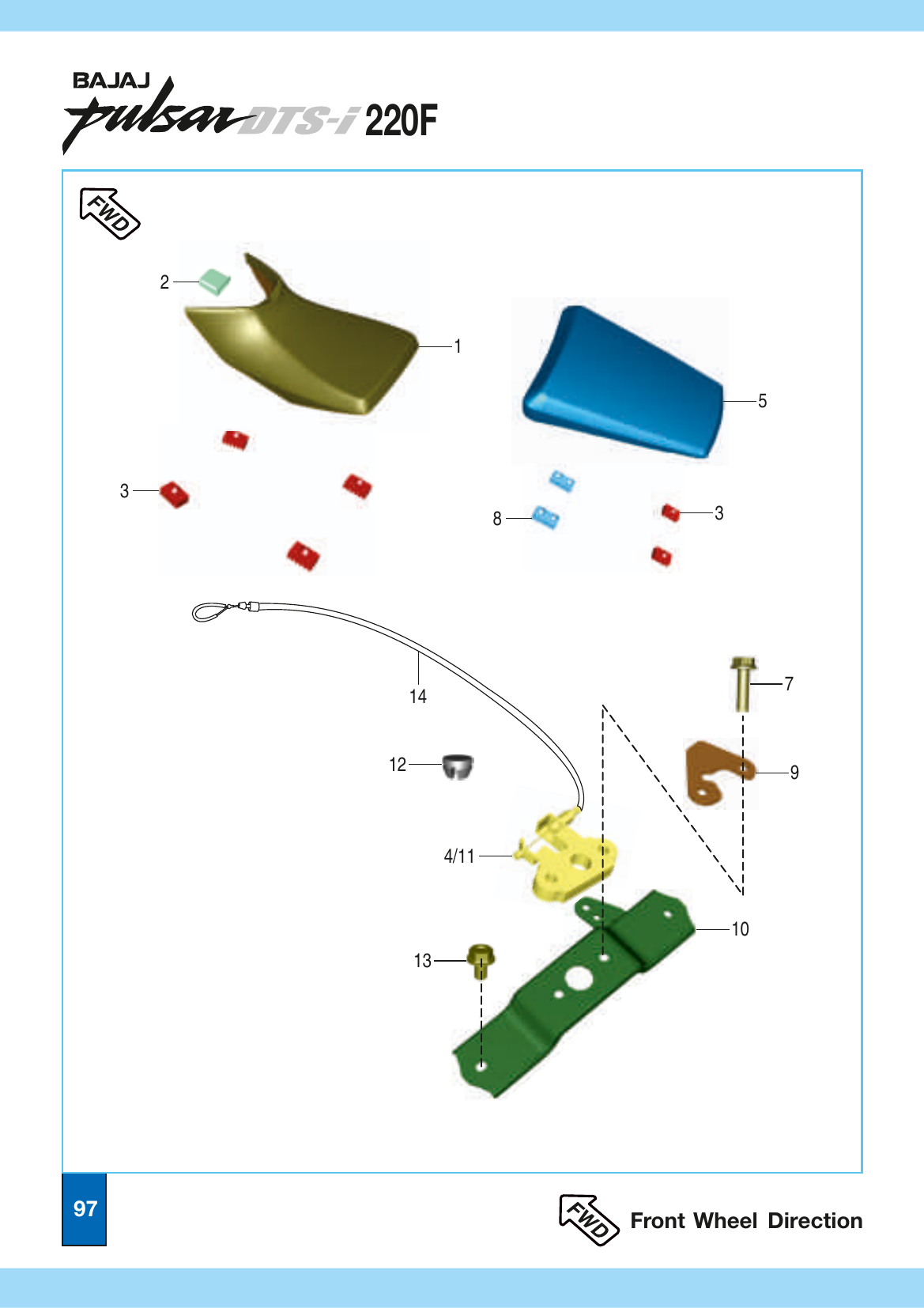Plate 44 — Seat Assembly & Seat Lock