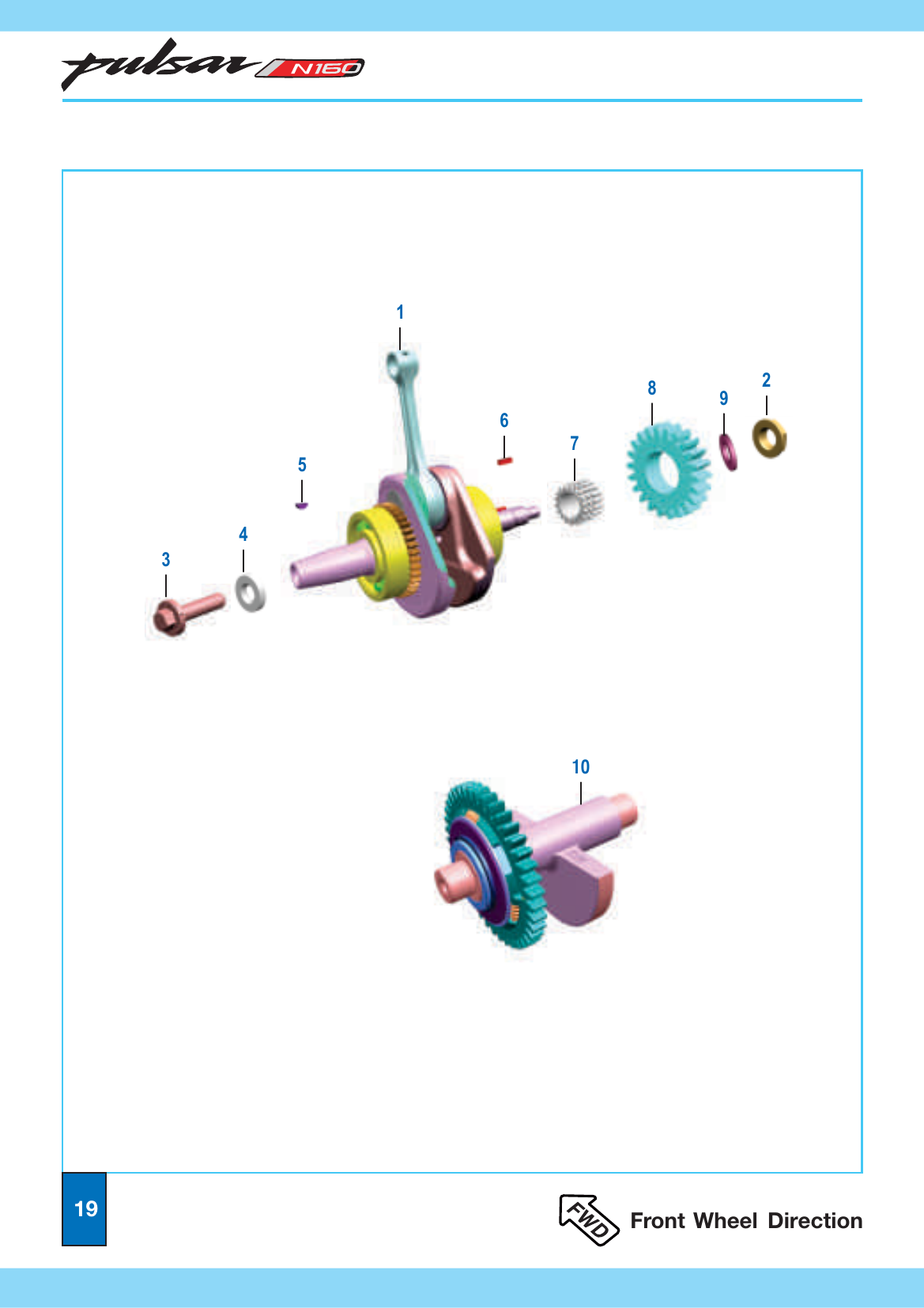Plate 8 — Crankshaft / Balancer Idler Gear