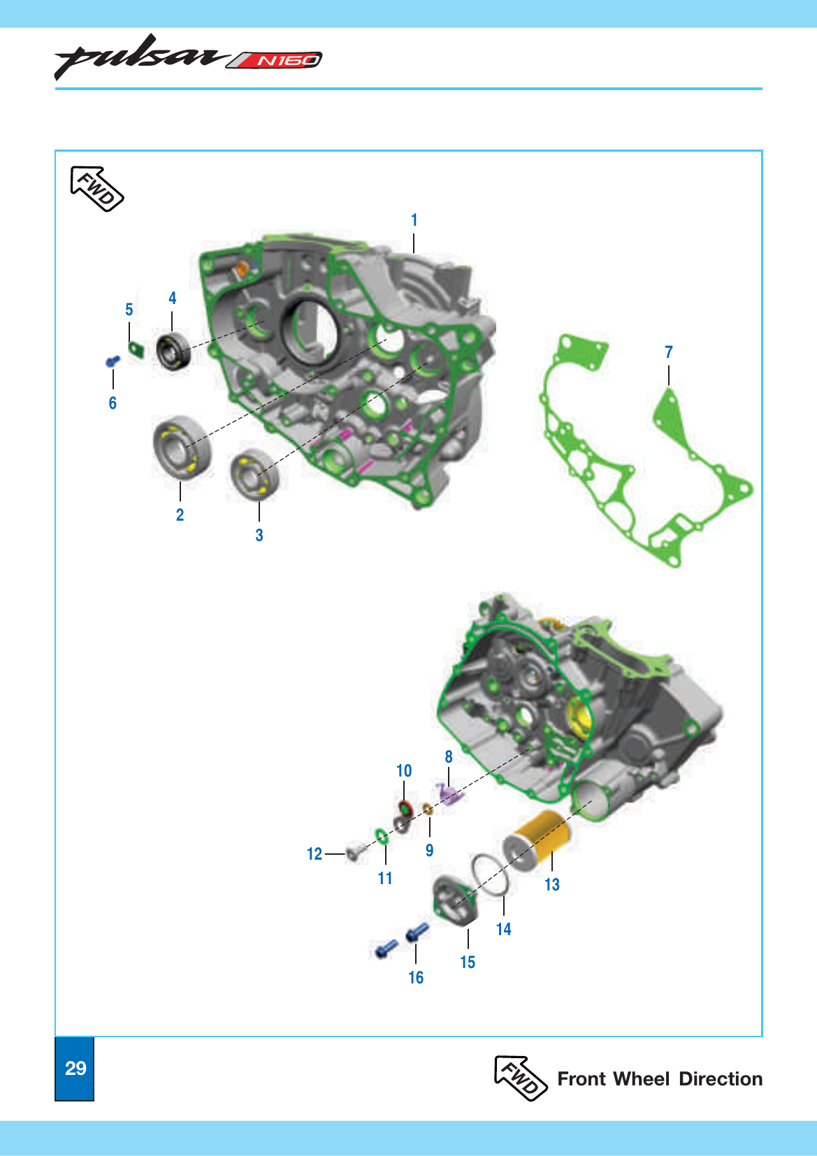 Plate 13 — Crankcase RH