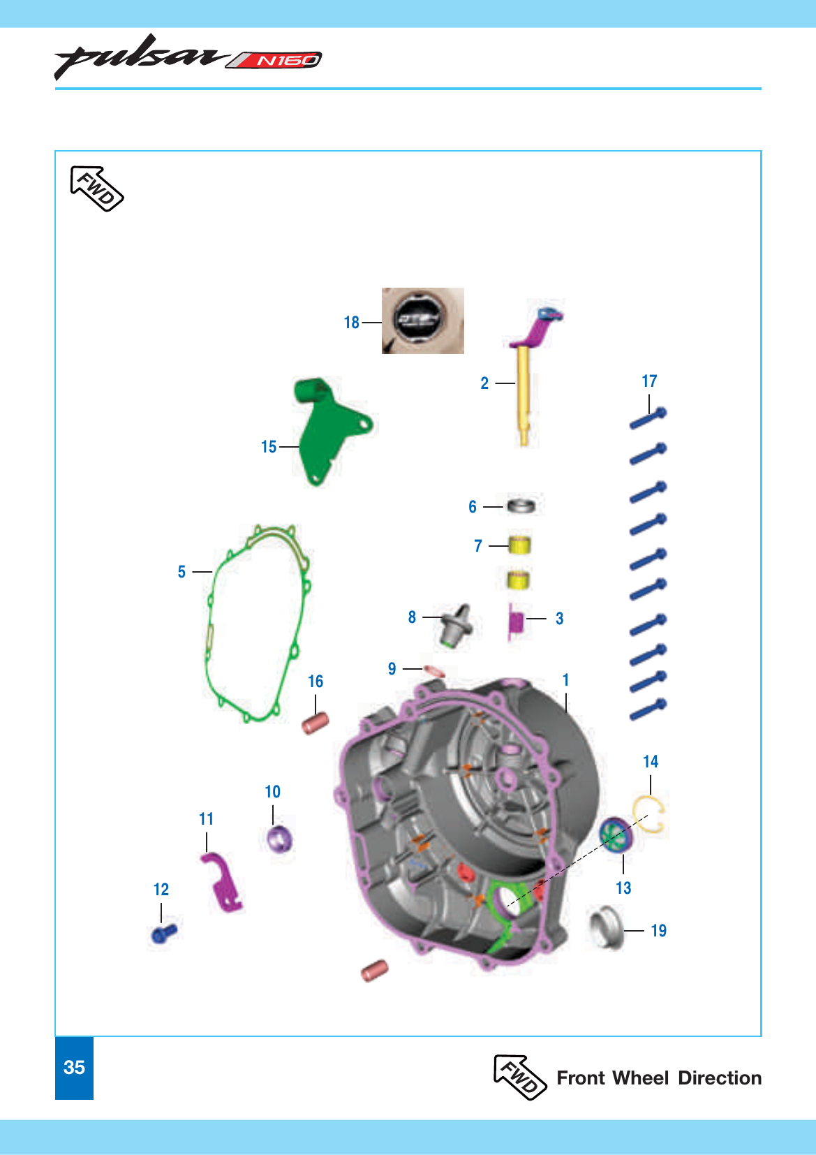 Plate 16 — Cover Clutch