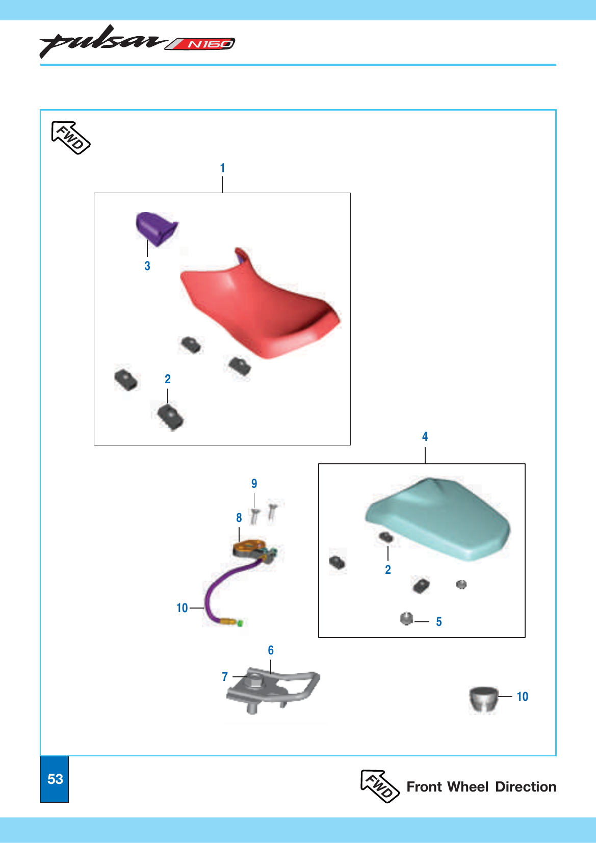 Plate 25 — Seat Assembly / Seat Lock