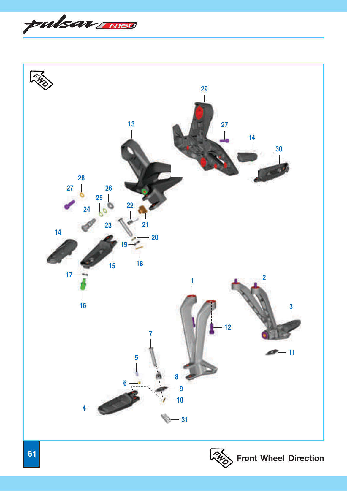 Plate 29 — Foot Rest & Step Holder