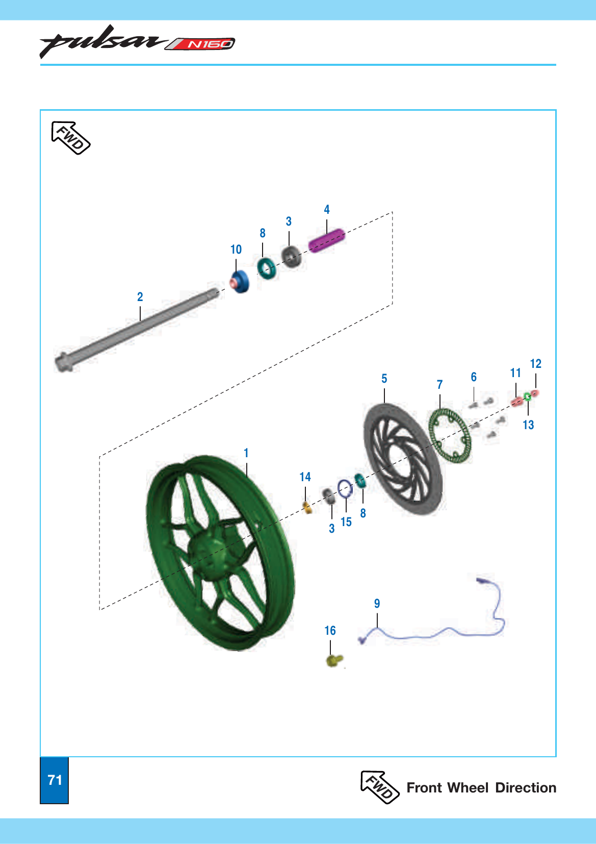 Plate 33 — Front Wheel Hub