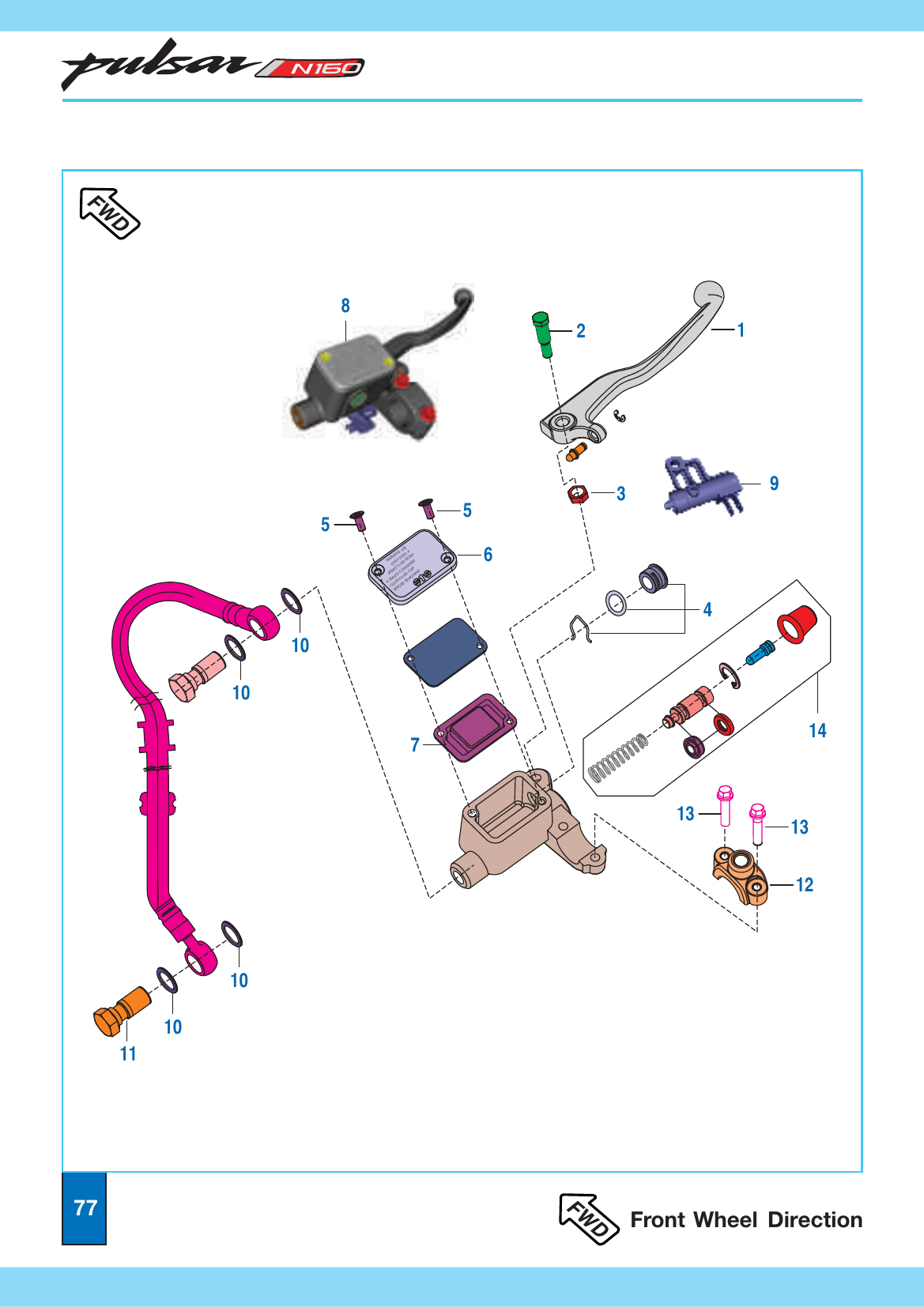 Plate 35 — Front Master Cylinder - Disc Brake