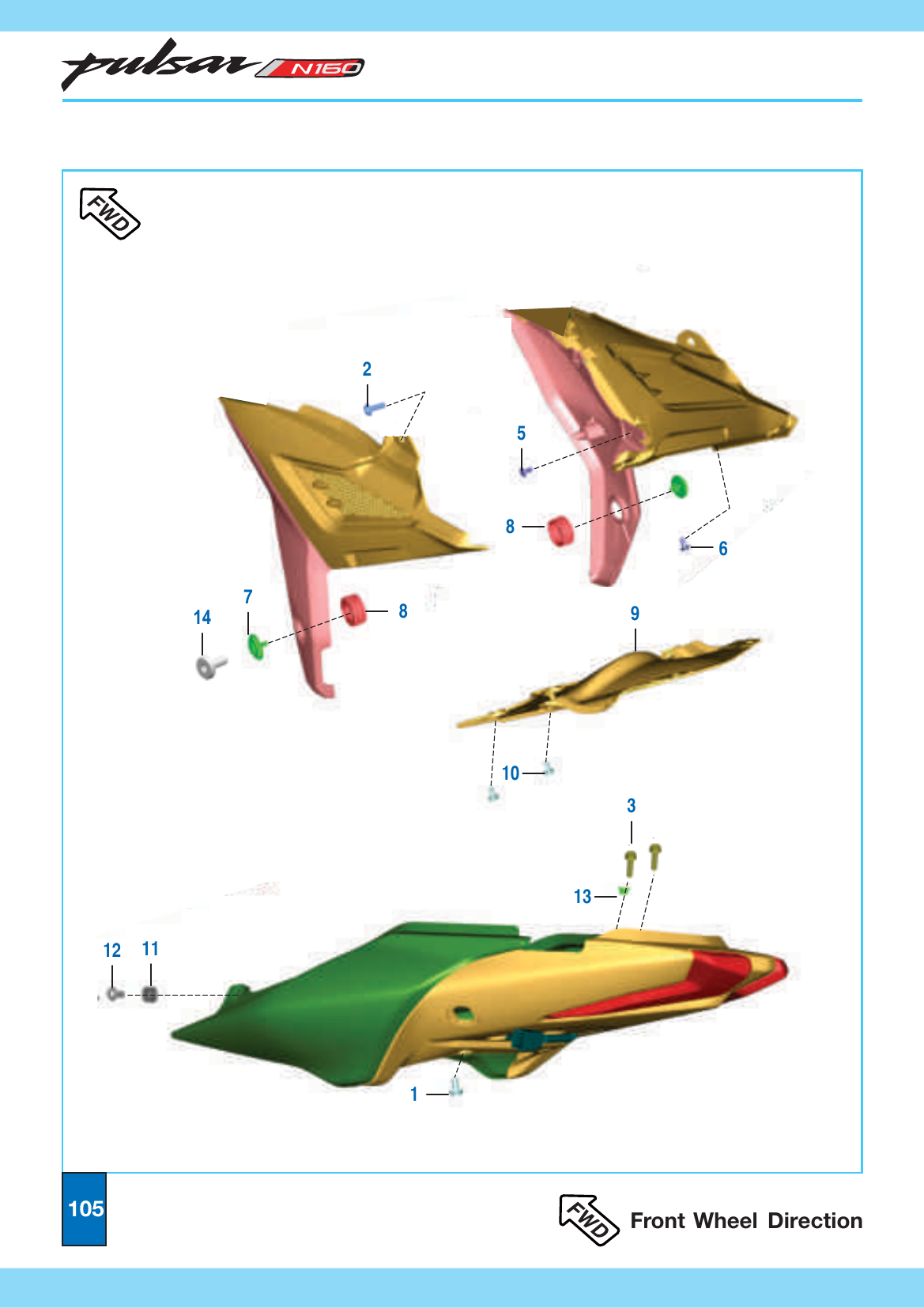 Plate 46 — Fittings - Side Covers & Cover Seat