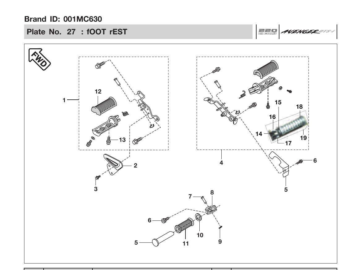Plate 27 — fOOT rEST