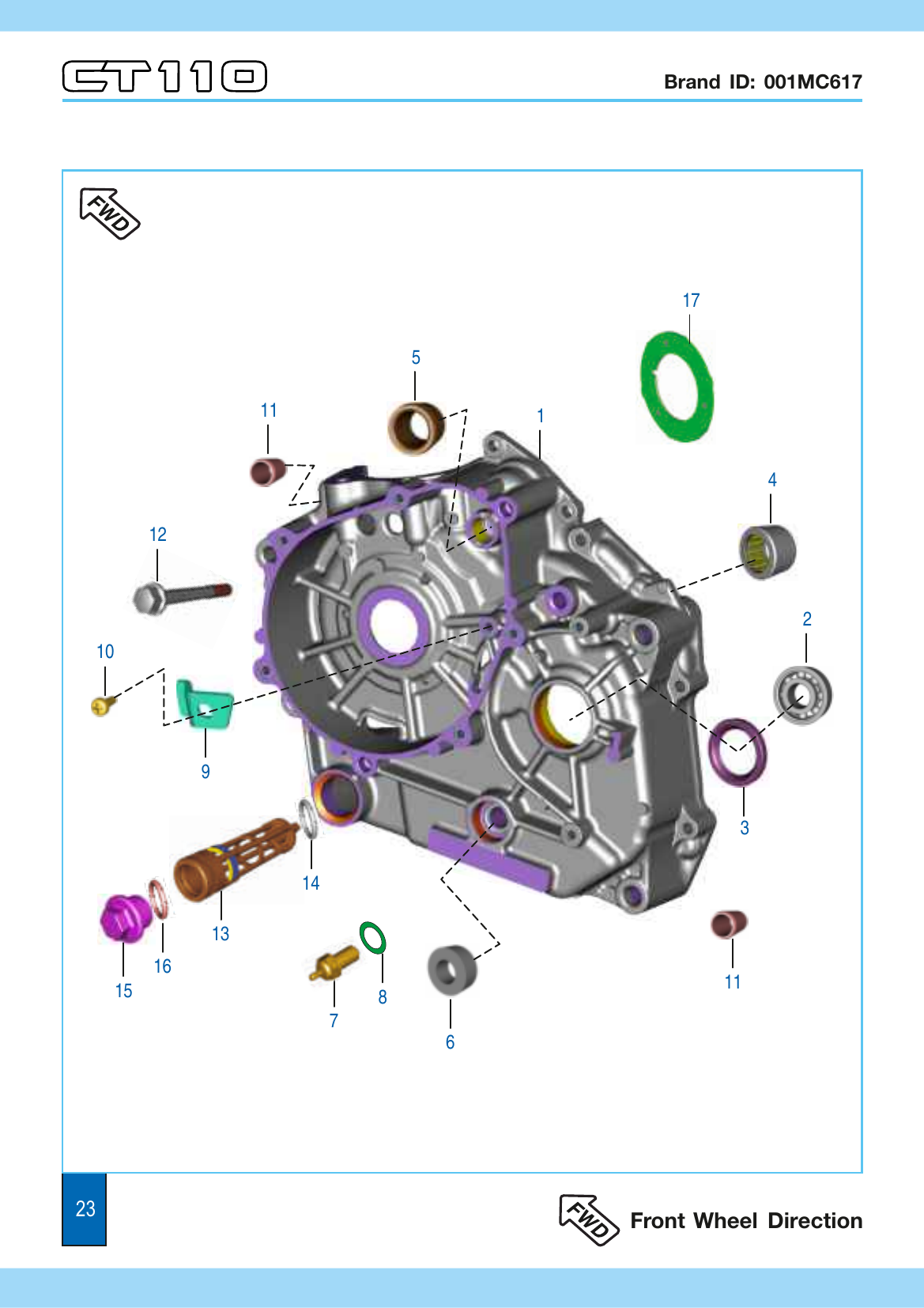 Plate 12 — Crankcase LH