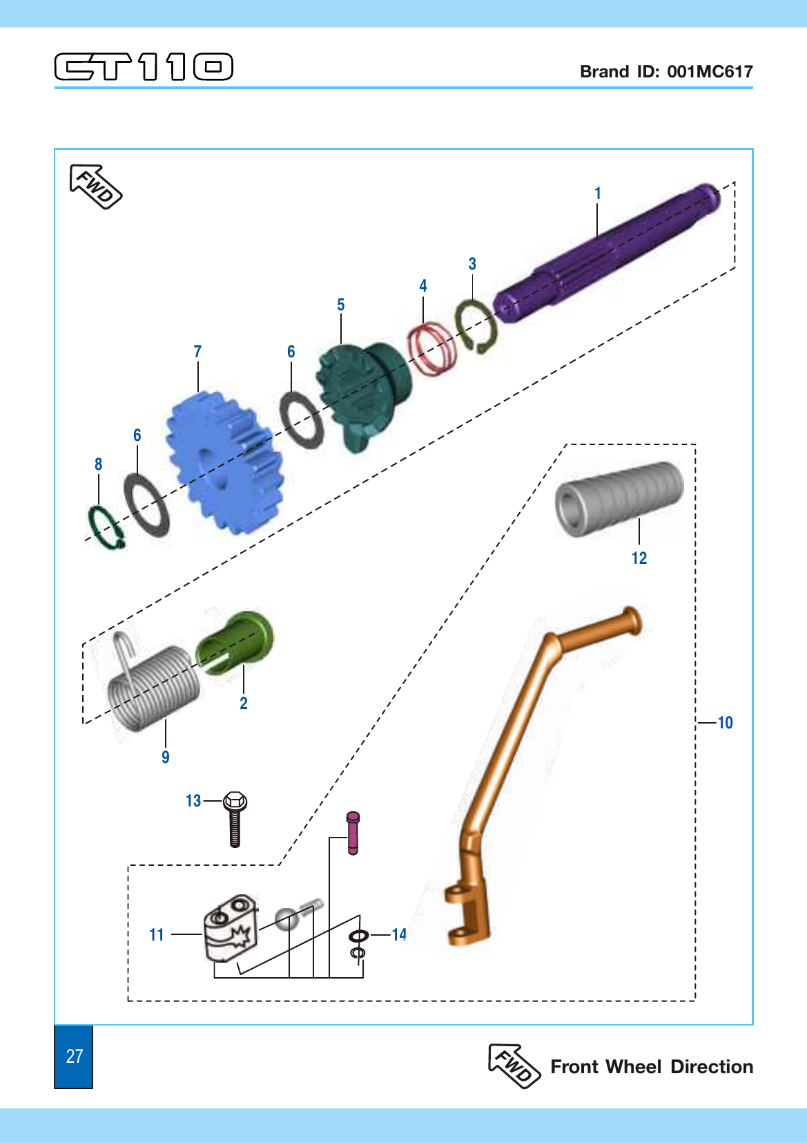 Plate 14 — Kick Starter Mechanism