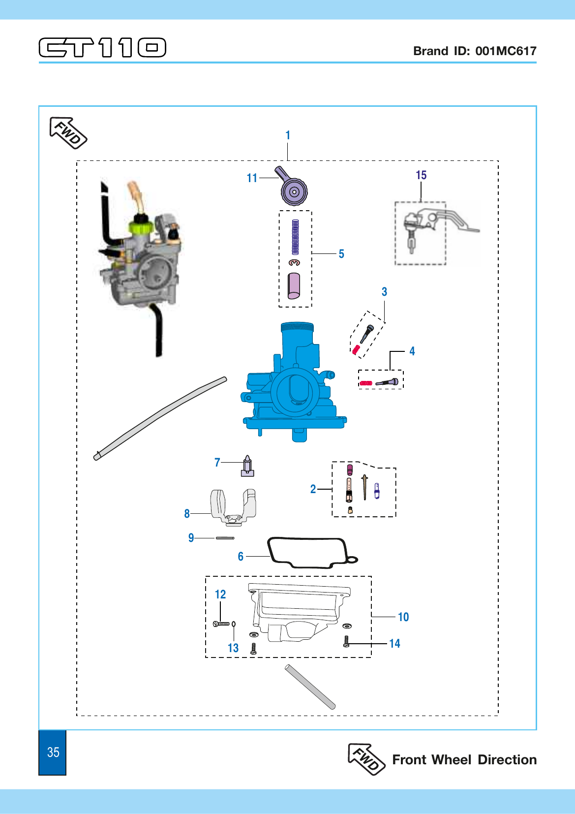 Plate 18 — Carburetor Assembly - UCAL Make