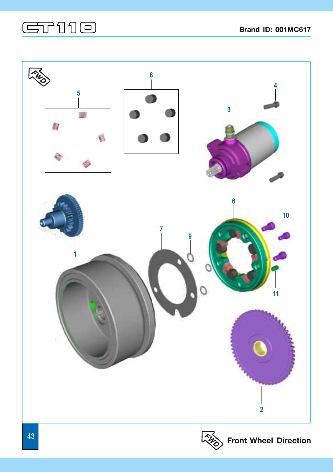 Plate 22 — Starter Assembly- Applicable for ES version only