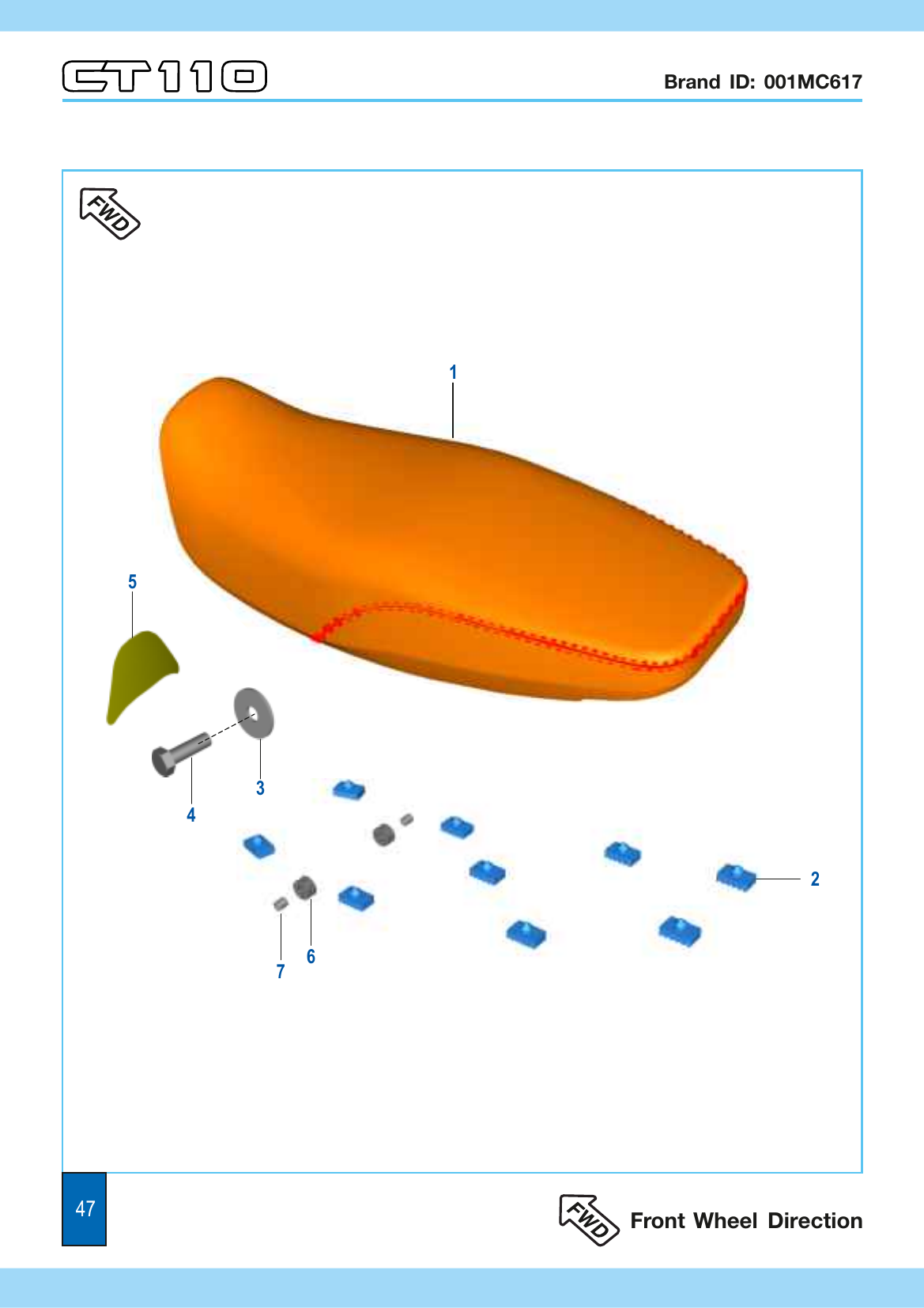 Plate 24 — Seat Assembly & Mounting