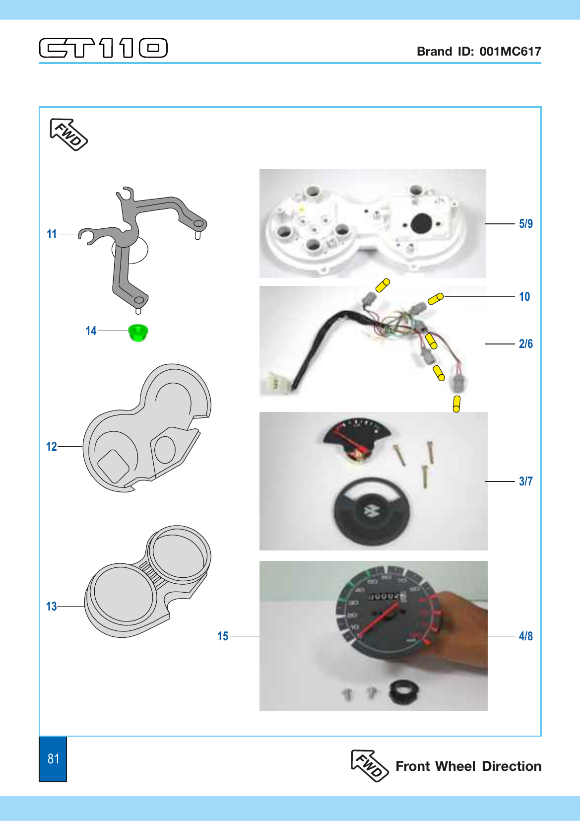 Plate 39 — Speedometer Assembly