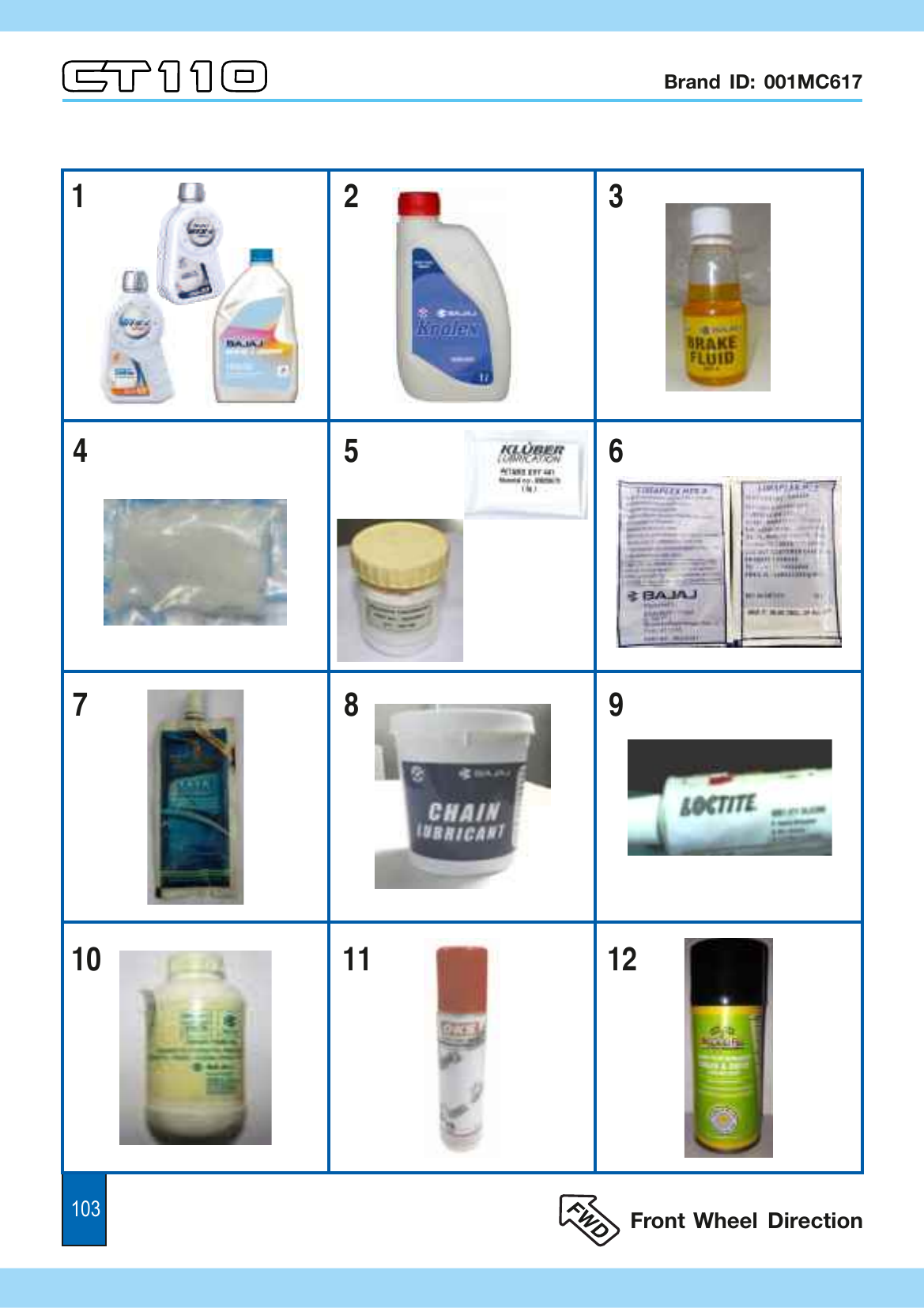 Plate 49 — Consumable Parts