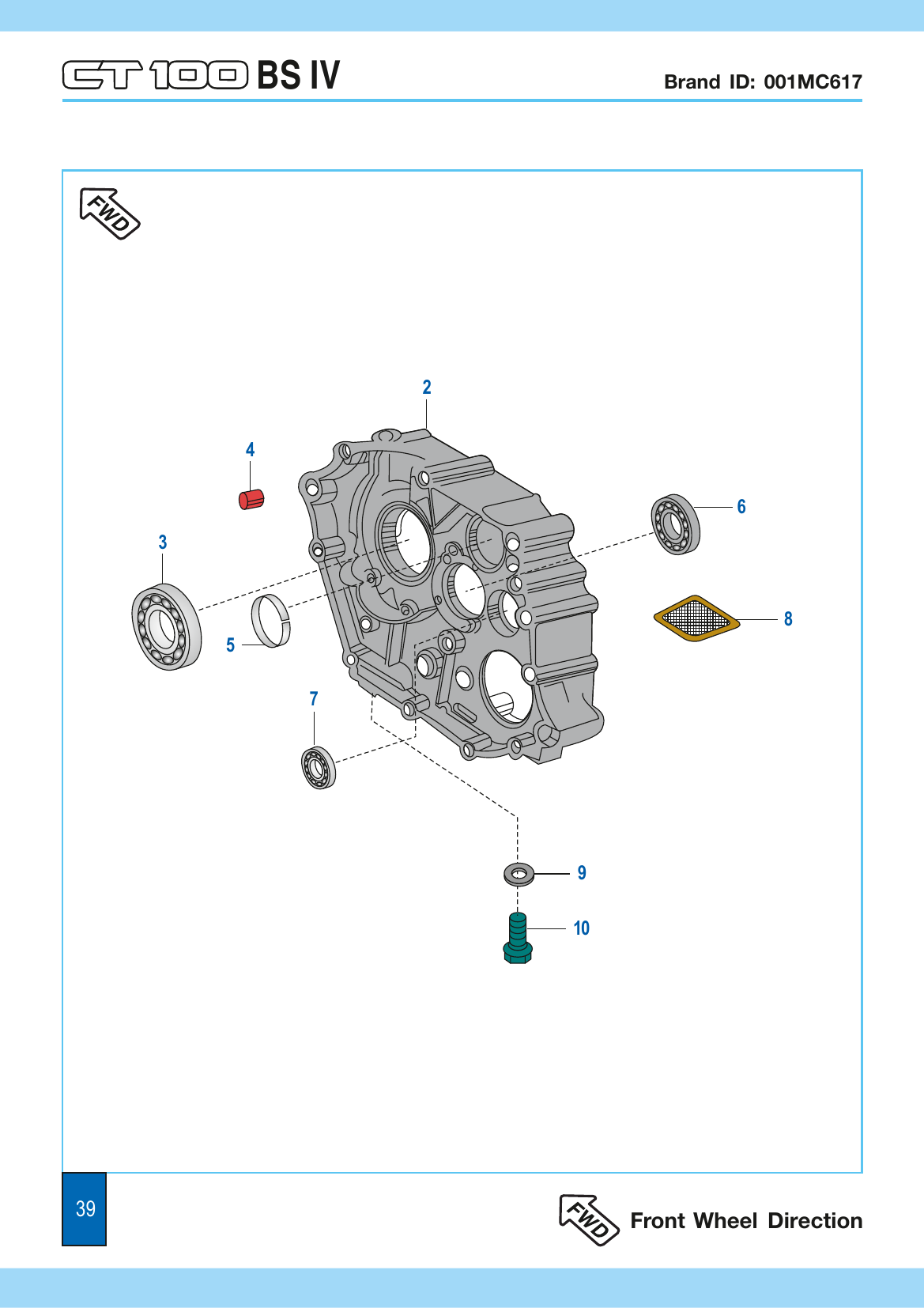 Plate 20 — Engine Assembly / Crankcase RH