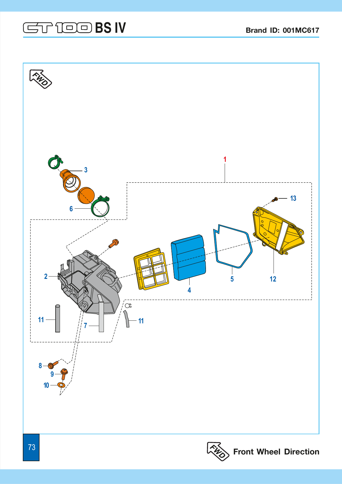 Plate 37 — Air Cleaner Complete