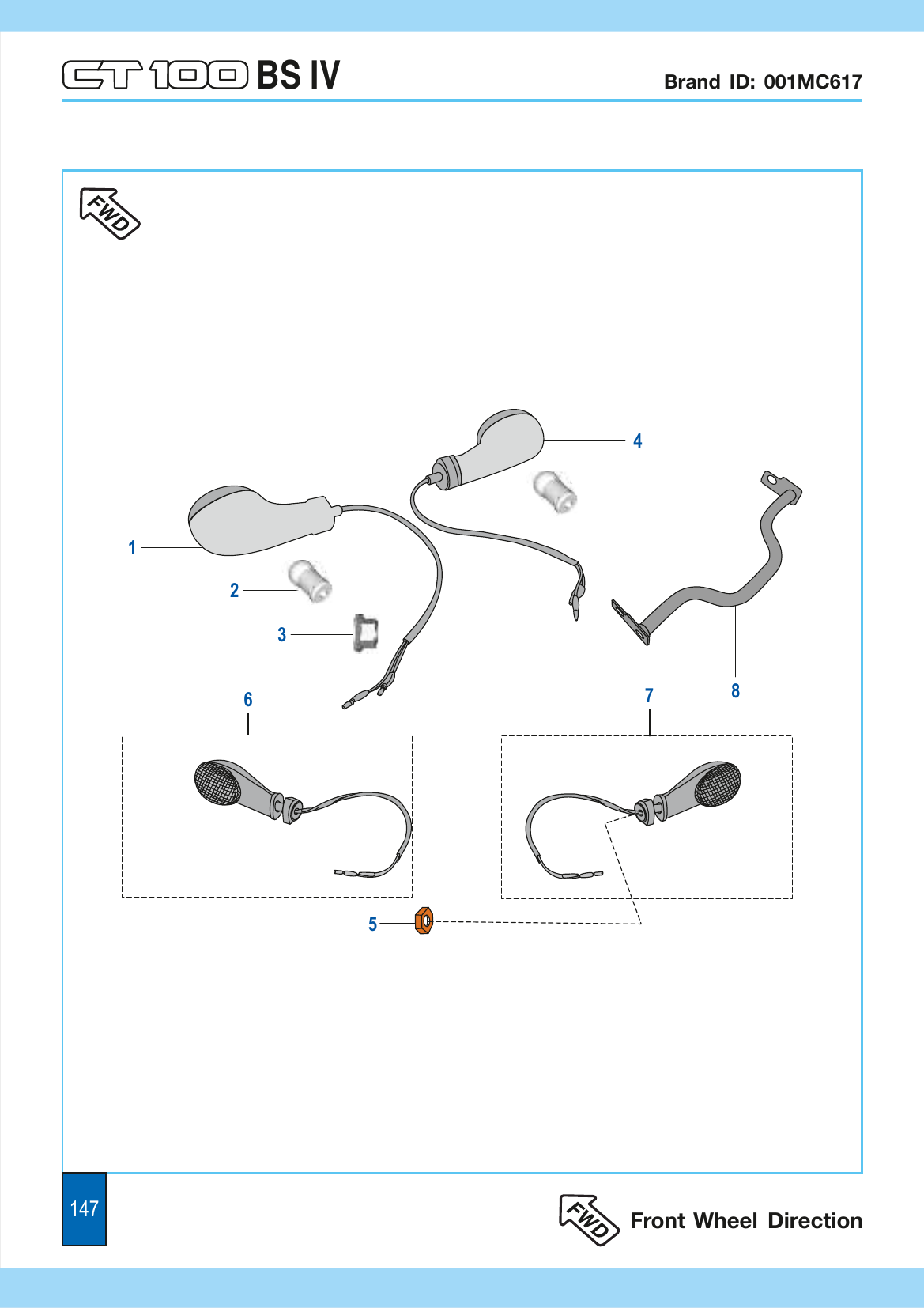 Plate 71 — Indicator Light Assembly