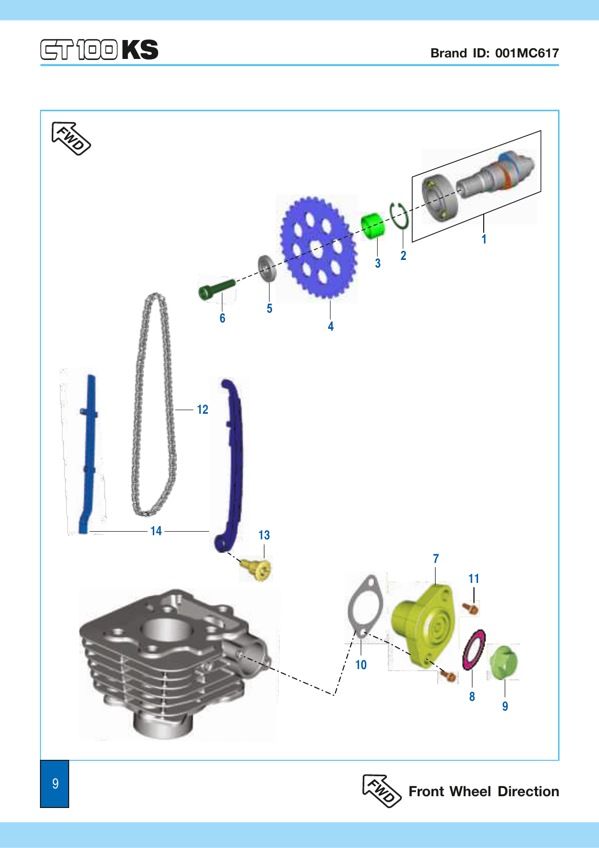 Plate 5 — Camshaft / Tensioner