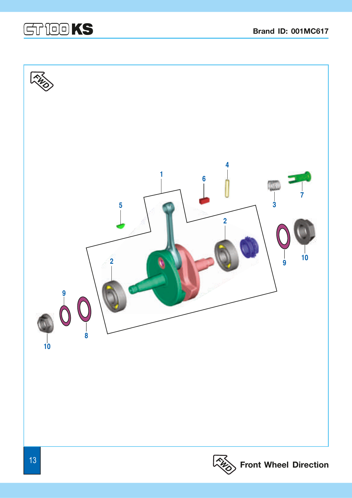 Plate 7 — Crankshaft
