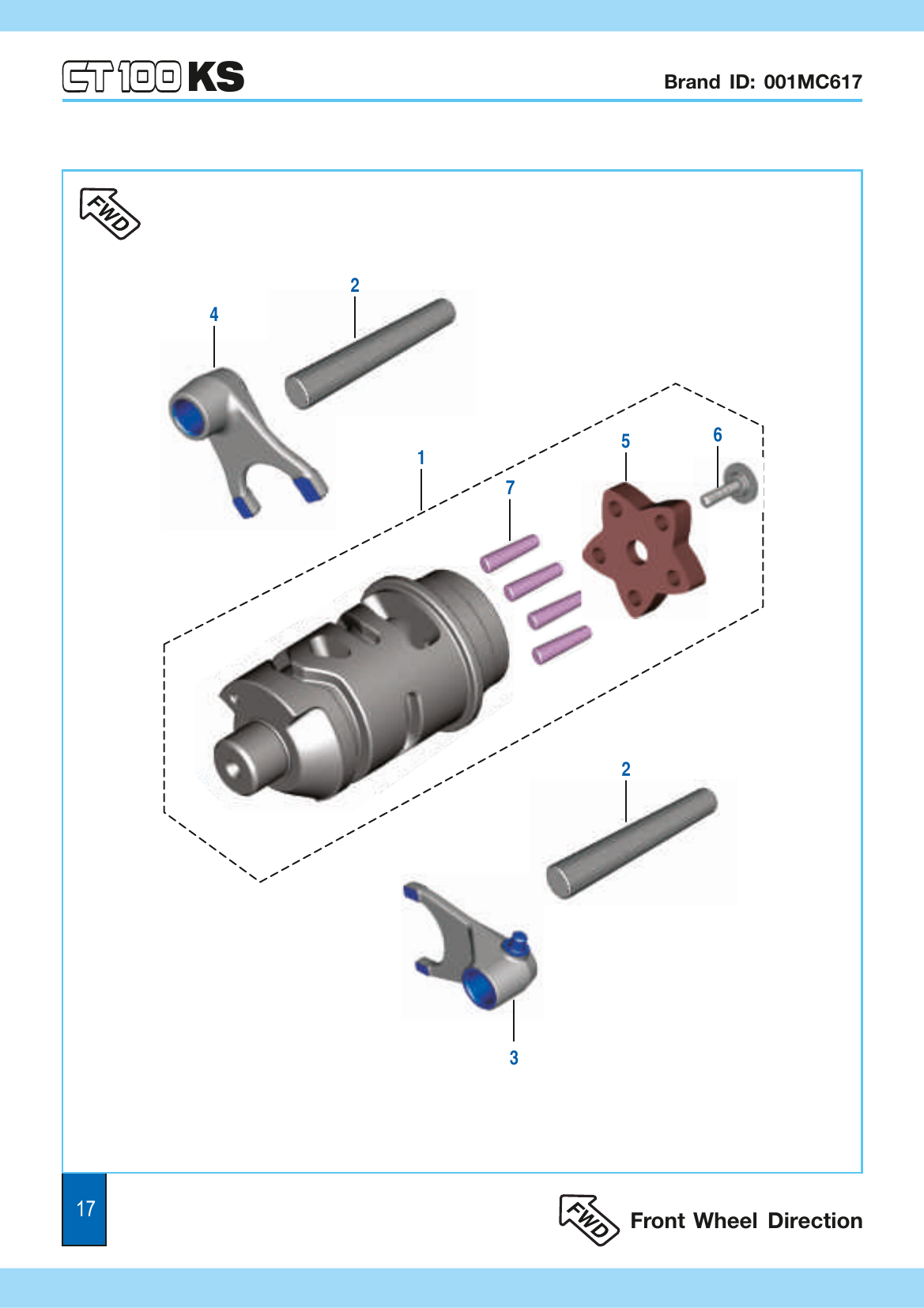 Plate 9 — Change Drum / Shift Fork