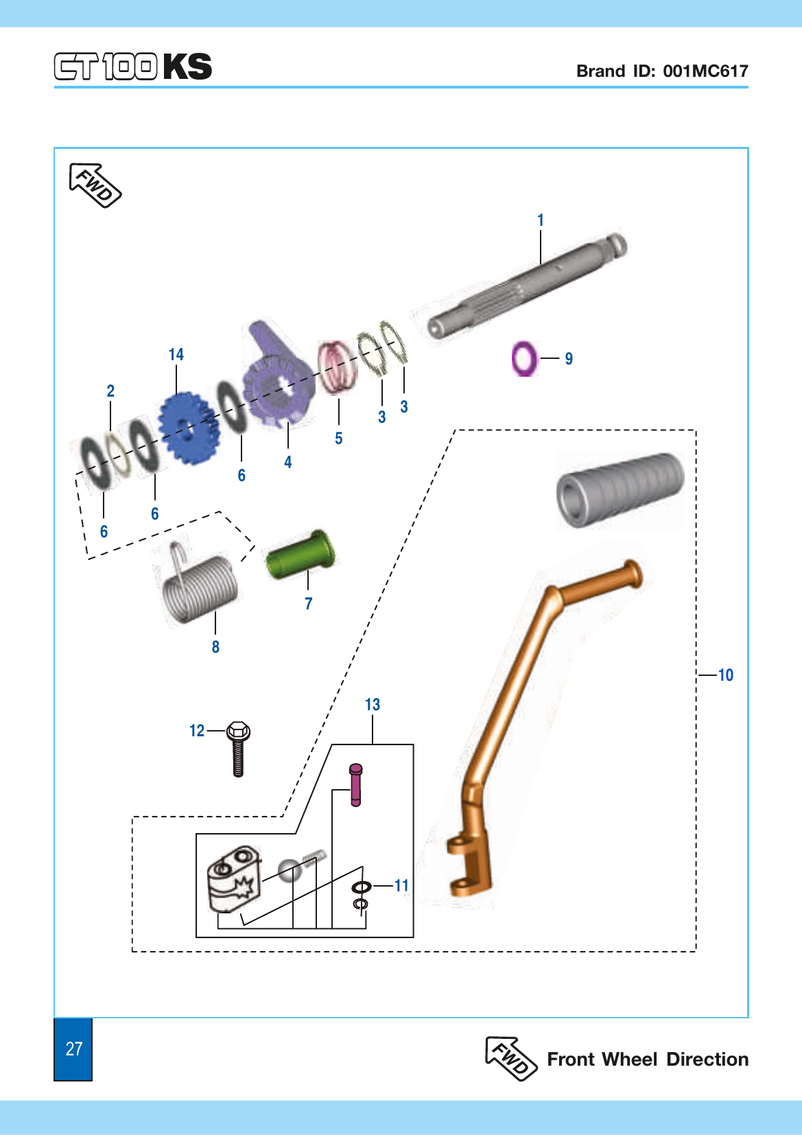 Plate 14 — Kick Starter Mechanism