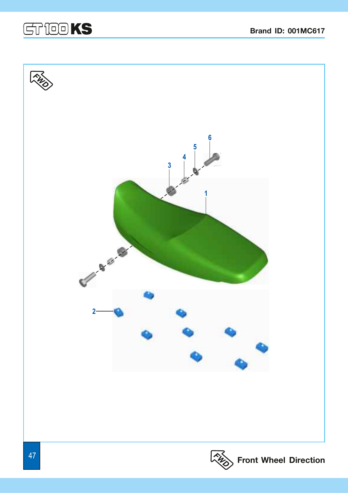 Plate 24 — Seat Assembly & Mounting