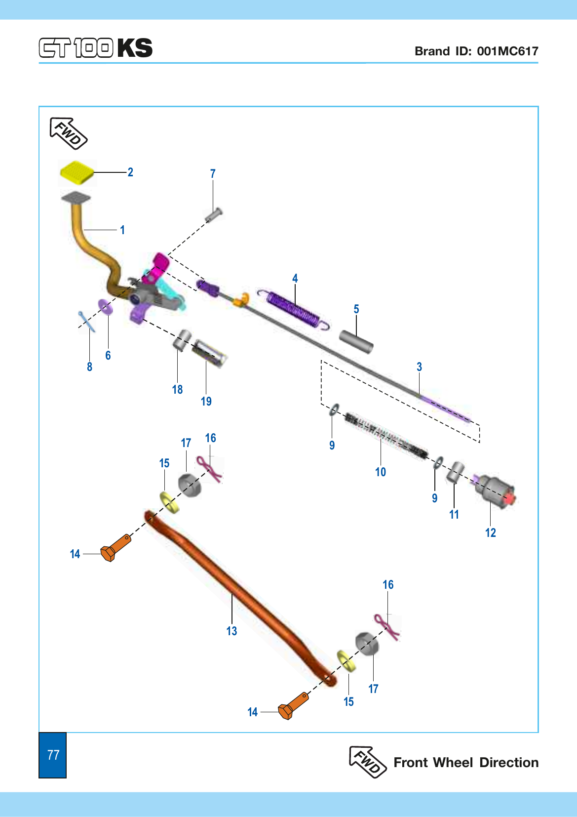Plate 37 — Rear Brake Pedal