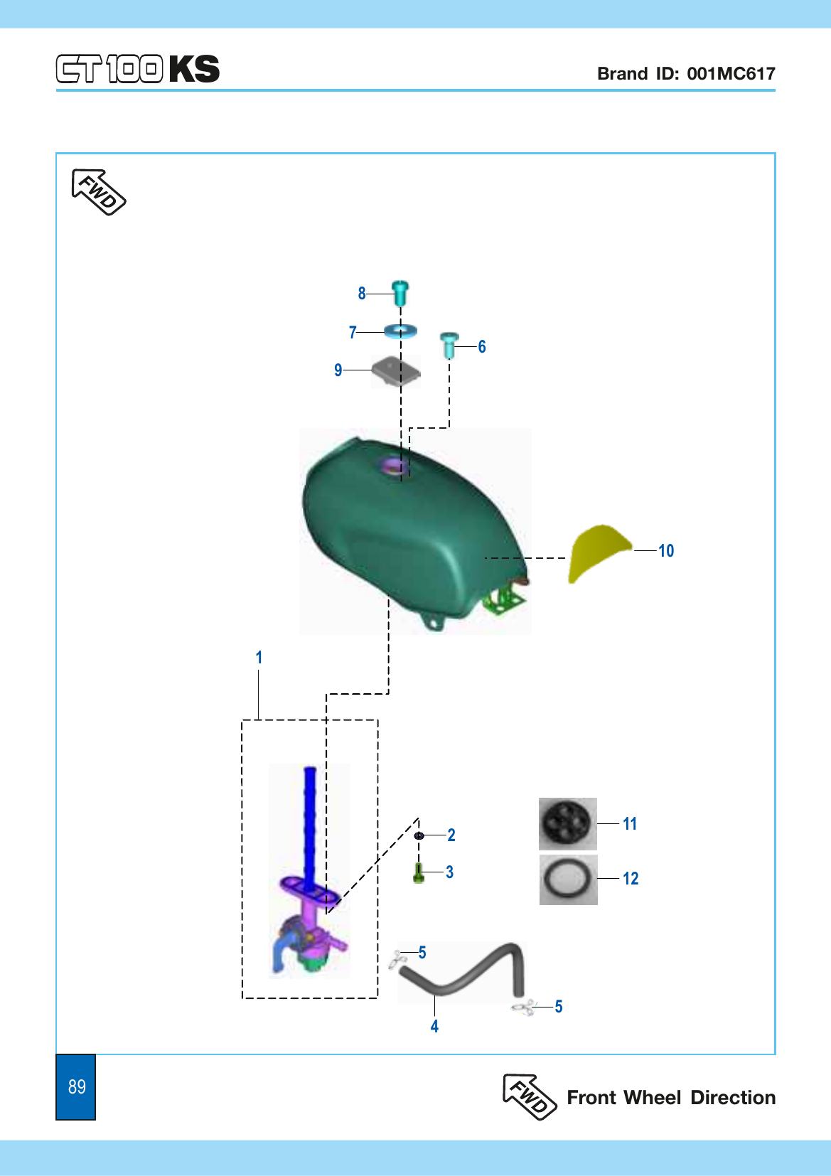 Plate 41 — Petrol Tank Cap & Fuel Cock