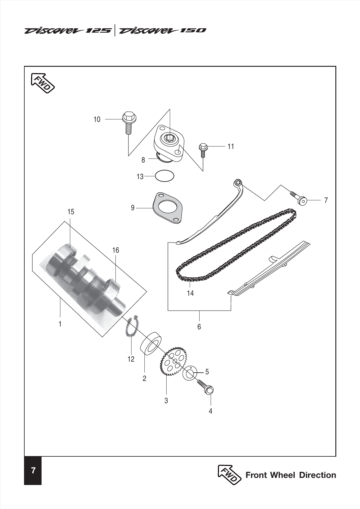 Plate 4 — Camshaft / Tensioner