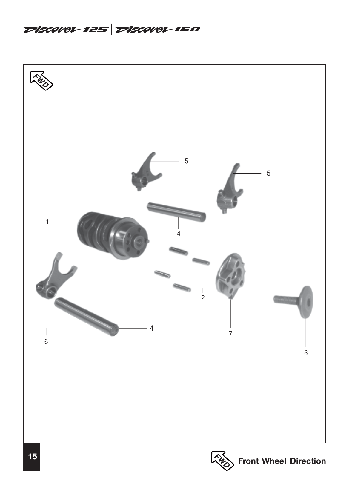 Plate 8 — Change Drum / Shift Fork
