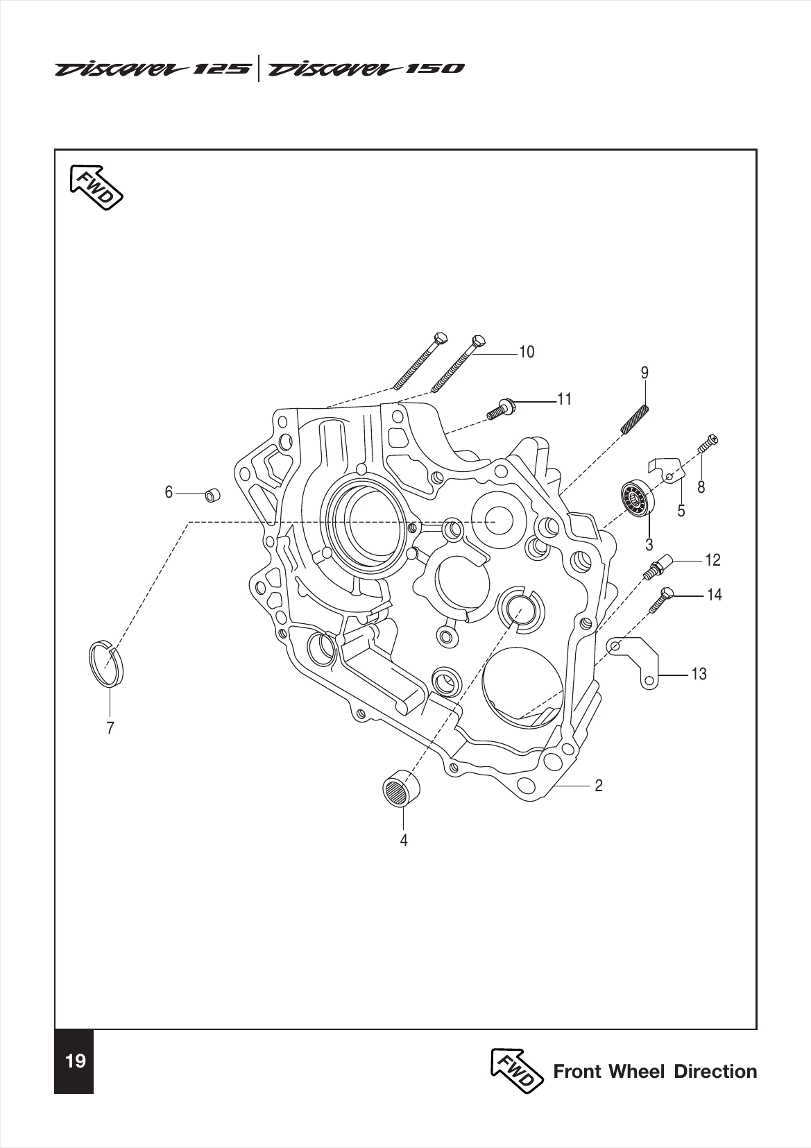 Plate 10 — Engine Assembly / Crankcase RH