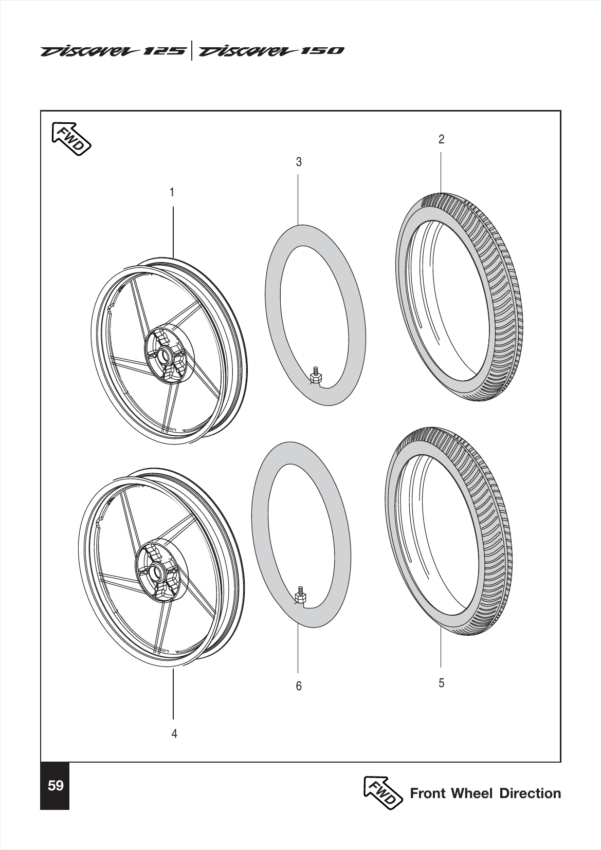 Plate 30 — Tube / Tyre / Rim