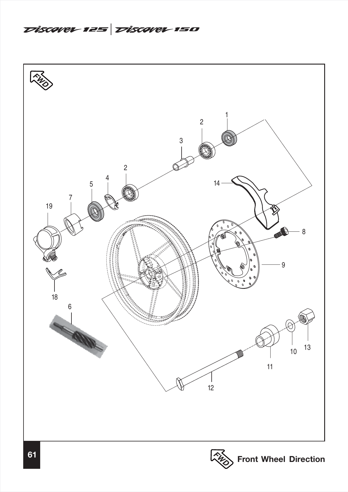 Plate 31 — Front Hub (Disc Brake)