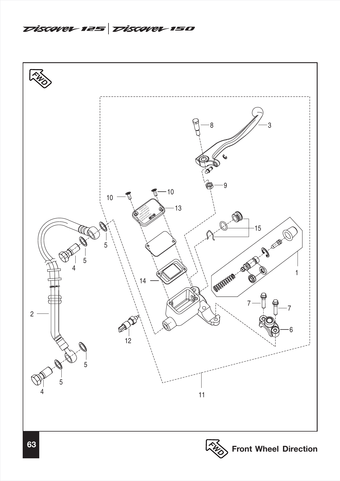 Plate 32 — Front Master Cylinder