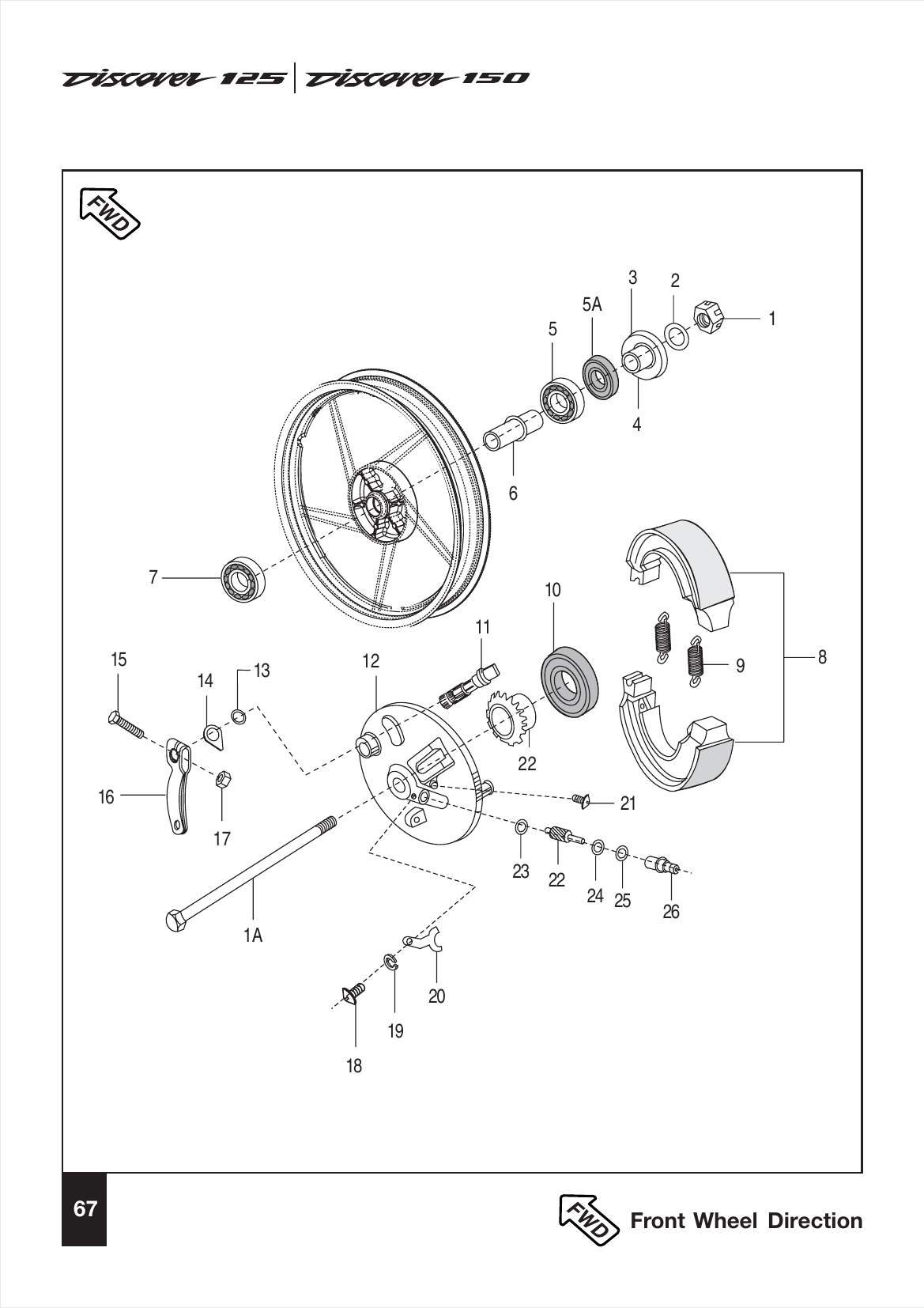 Plate 34 — Front Hub (Drum Brake)