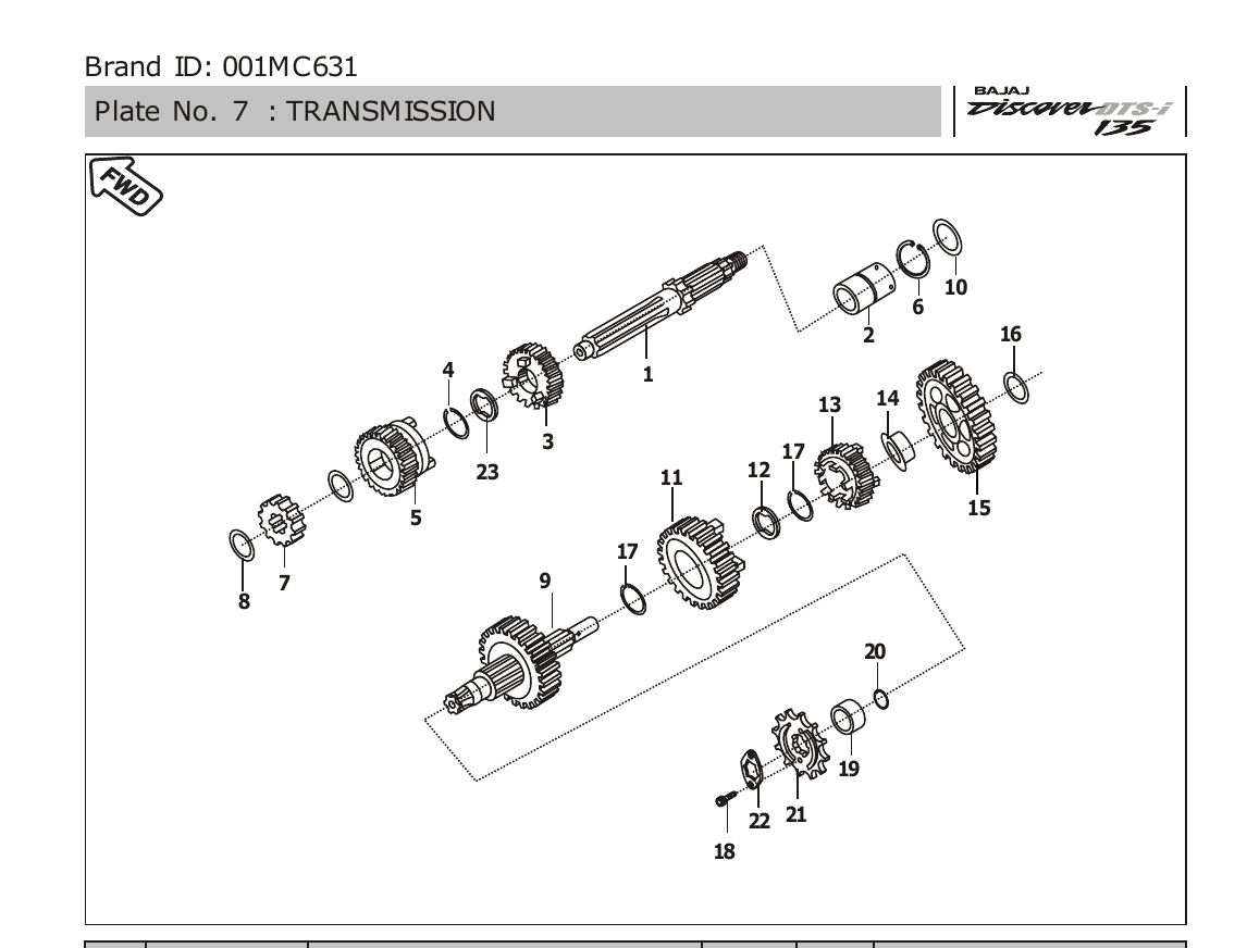 Plate 7 — TRANSMISSION