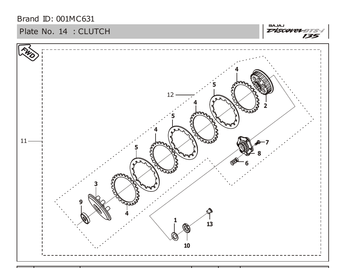 Plate 14 — CLUTCH