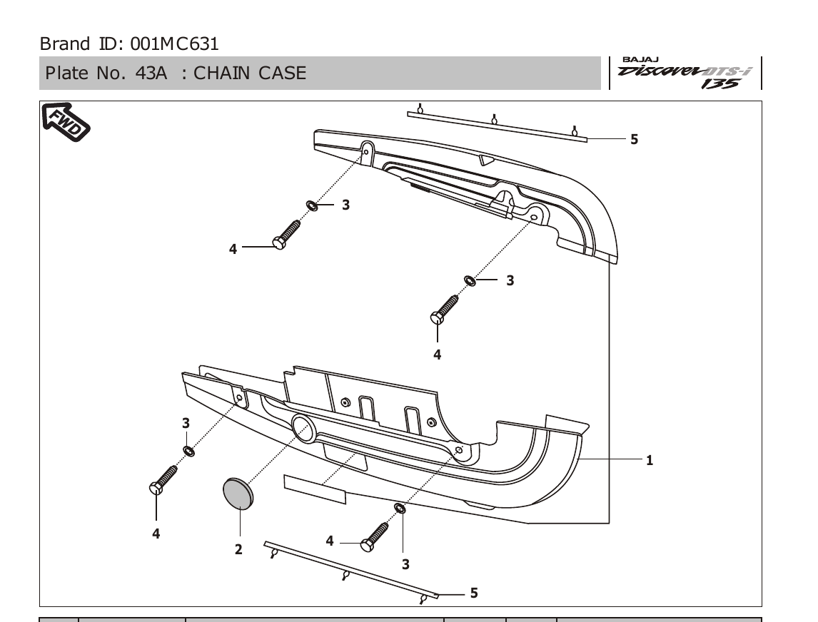 Plate 43A — CHAIN CASE