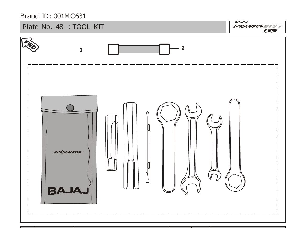 Plate 48 — TOOL KIT