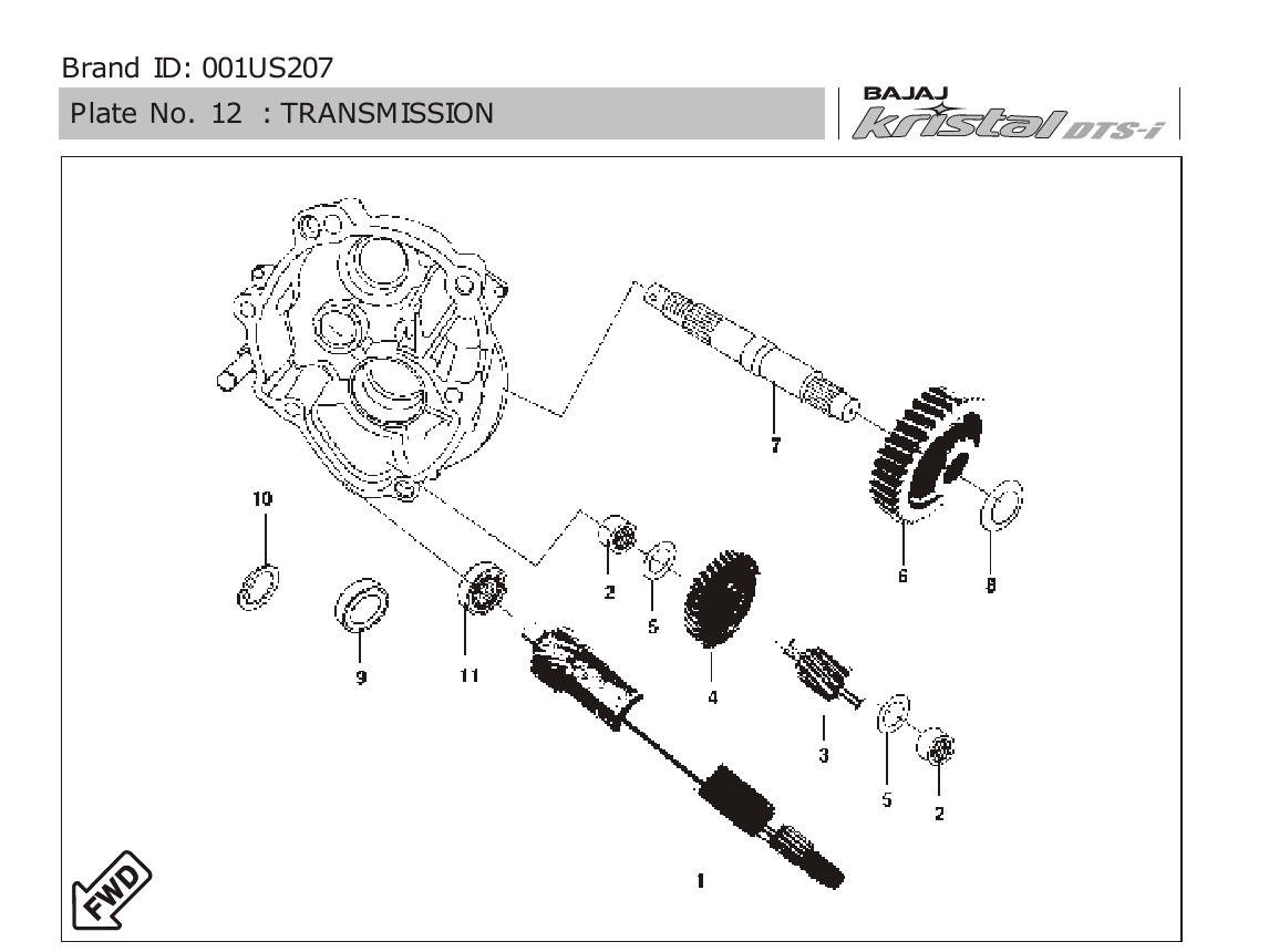 Plate 12 — TRANSMISSION
